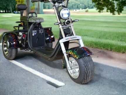 Електрическа триколка MaxMotors HARLEY 3000W DARK – топ качество