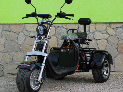 Електрическа триколка MaxMotors HARLEY 3000W DARK – топ качество