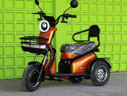 Двуместна Електрическа Триколка MaxMotors Pudding 1800W Orange
