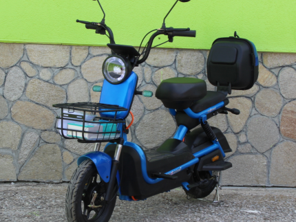 Електрически скутер с педали MaxMotors 500W/48V/15Ah - BLUE