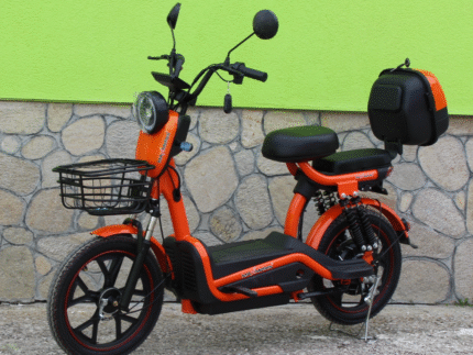 Електрически двуместен скутер – велосипед MaxMotors със 18″ гуми, 750W, 48V/20Ah