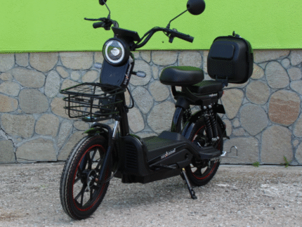 Електрически двуместен скутер – велосипед MaxMotors със 18" гуми, 750W, 48V/20Ah