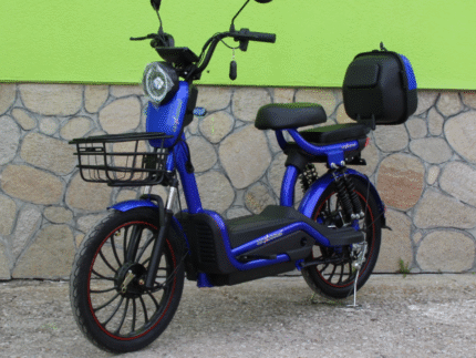 Електрически двуместен скутер – велосипед MaxMotors със 20″ гуми, 1200W, 60V/20Ah