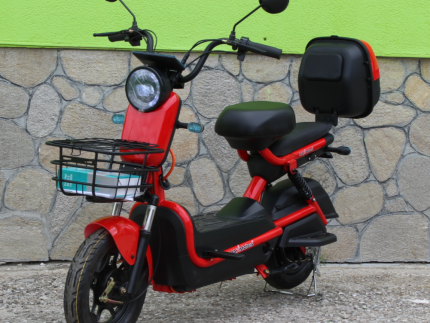 Електрически скутер с педали MaxMotors 500W/48V/15Ah – RED